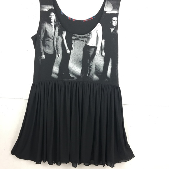 BON JOVI Graphic Mini Dress Tunic - Picture 2 of 5